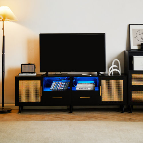 Wayfair Builtin Lighting TV Stands & Entertainment Centers You'll